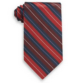 Mansfield Red and Navy Blue Stripe Tie